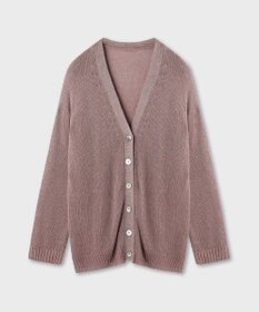 GRACE CONTINENTAL ラメルーズニットカーディガン