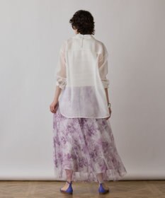 GRACE CONTINENTAL シャドーフラワープリントスカート