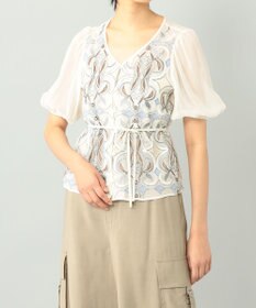 コード刺繍ブラウス / GRACE CONTINENTAL | GRACE CONTINENTAL
