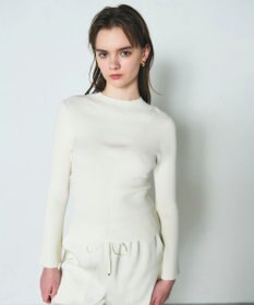 GRACE CONTINENTAL リブニットトップ