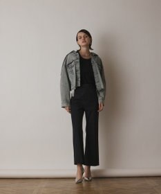 GRACE CONTINENTAL ストレッチフレアパンツ