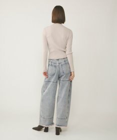 GRACE CONTINENTAL ライン切替デニムパンツ