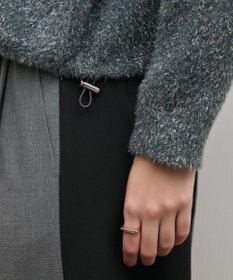 GRACE CONTINENTAL フェザーニットパーカー