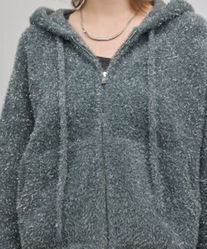 GRACE CONTINENTAL フェザーニットパーカー