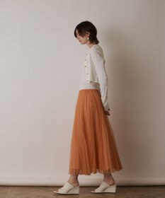 GRACE CONTINENTAL モノグラムニットカーディガン