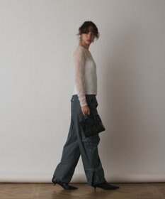 GRACE CONTINENTAL ナイロンジップカーゴパンツ