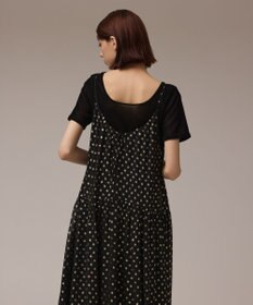 GRACE CONTINENTAL フォイルドットキャミワンピース