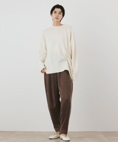 GRACE CONTINENTAL イレヘムブローチニットトップ