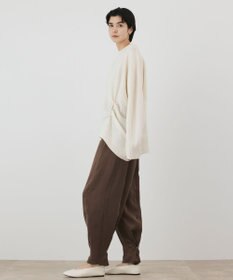 GRACE CONTINENTAL イレヘムブローチニットトップ