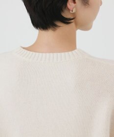 GRACE CONTINENTAL イレヘムブローチニットトップ