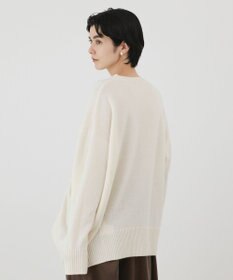 GRACE CONTINENTAL イレヘムブローチニットトップ