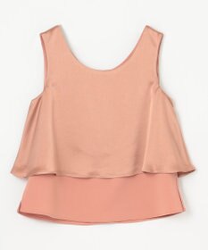 GRACE CONTINENTAL バックコンシャスサテンノースリーブ