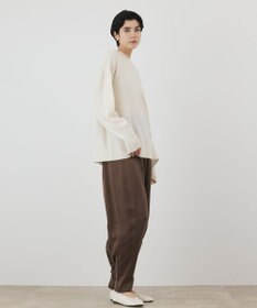 GRACE CONTINENTAL イレヘムブローチニットトップ