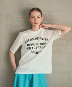 GRACE CONTINENTAL ステンシルレタードT