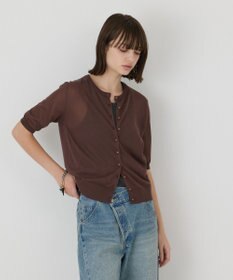 GRACE CONTINENTAL ハーフスリーブニットカーディガン