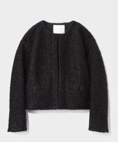 GRACE CONTINENTAL ラメシャイニーコクーンジャケット