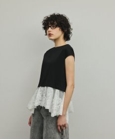 GRACE CONTINENTAL ヘムembカットトップ