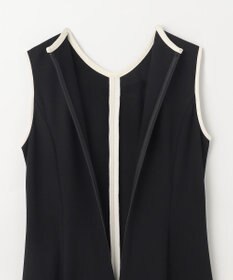 GRACE CONTINENTAL 配色ポンチフレアワンピース