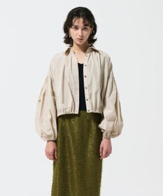 GRACE CONTINENTAL タフタギャザーシャツ