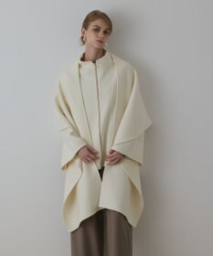 GRACE CONTINENTAL ストール付リバージップブルゾン