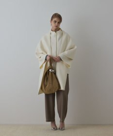 LOHEN ローヘン バックフォルムリバーZIPブルゾンコートグレー LOHEN リバーZIPブルゾンコート トップグレー LOHEN ローヘン