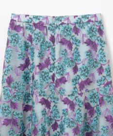 ★新品★ GRACE CONTINENTAL フレアスカート　花柄　Mサイズ フラワーモチーフフレアスカート / GRACE CONTINENTAL | GRACE