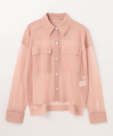 GRACE CONTINENTAL ニットシアーシャツ