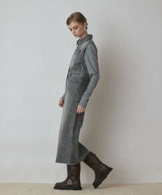 GRACE CONTINENTAL デニムロングジレワンピース
