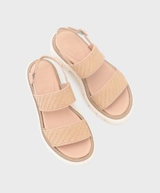 GRACE CONTINENTAL LUCA GROSSIメッシュサンダル ベージュ