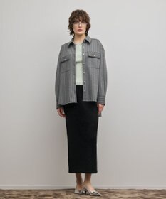 GRACE CONTINENTAL ジャージビッグシャツ