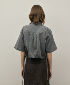 GRACE CONTINENTAL ハーフスリーブデニムシャツ