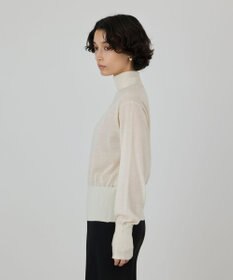 GRACE CONTINENTAL カシミヤ混ニットトップ
