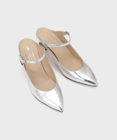 GRACE CONTINENTAL CORSO ROMA ストラップヒール シルバー