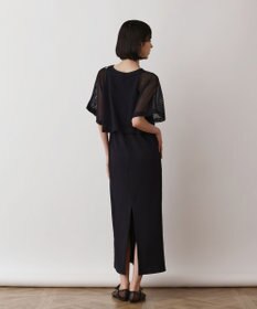 GRACE CONTINENTAL メッシュレイヤードワンピース