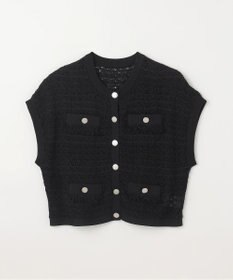 GRACE CONTINENTAL ショートニットベスト