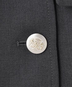 GRACE CONTINENTAL 麻調バックギャザージャケット