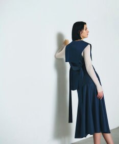 GRACE CONTINENTAL セーラーカラーサテンベスト