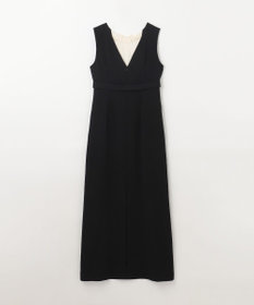 GRACE CONTINENTAL シアーラッフルロングドレス