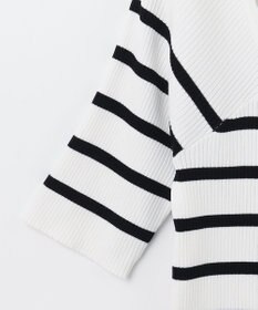 GRACE CONTINENTAL ハーフスリーブニットトップ