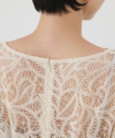 GRACE CONTINENTAL ペイズリーフラワー刺繍ワンピース