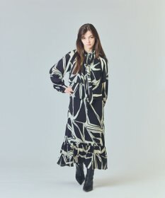GRACE CONTINENTAL キカラッフルレイヤードワンピース