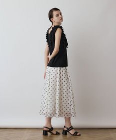 GRACE CONTINENTAL フリルカットトップ