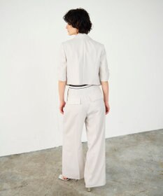 GRACE CONTINENTAL タックワイドパンツ