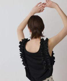 GRACE CONTINENTAL フリルカットトップ