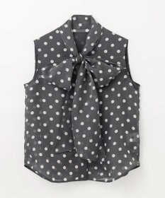 GRACE CONTINENTAL シアードットプリントブラウス