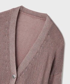 GRACE CONTINENTAL ラメルーズニットカーディガン