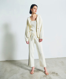 GRACE CONTINENTAL サイドラインニットパンツ