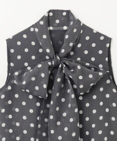 GRACE CONTINENTAL シアードットプリントブラウス