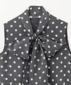 GRACE CONTINENTAL シアードットプリントブラウス