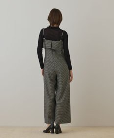 GRACE CONTINENTAL チドリツイードサロペット